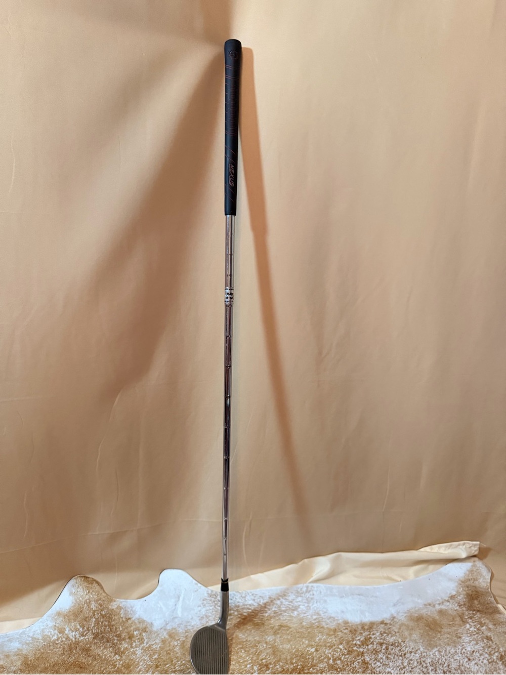 Black-Grip Wedge Golf Club